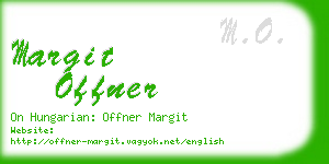 margit offner business card